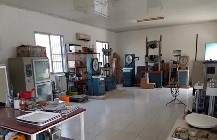 Laboratorio de ensaios da base de Cabinda