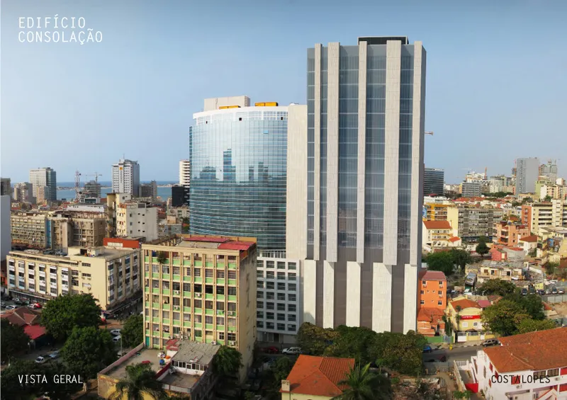 Vista geral do Edificio Consolacao em Luanda