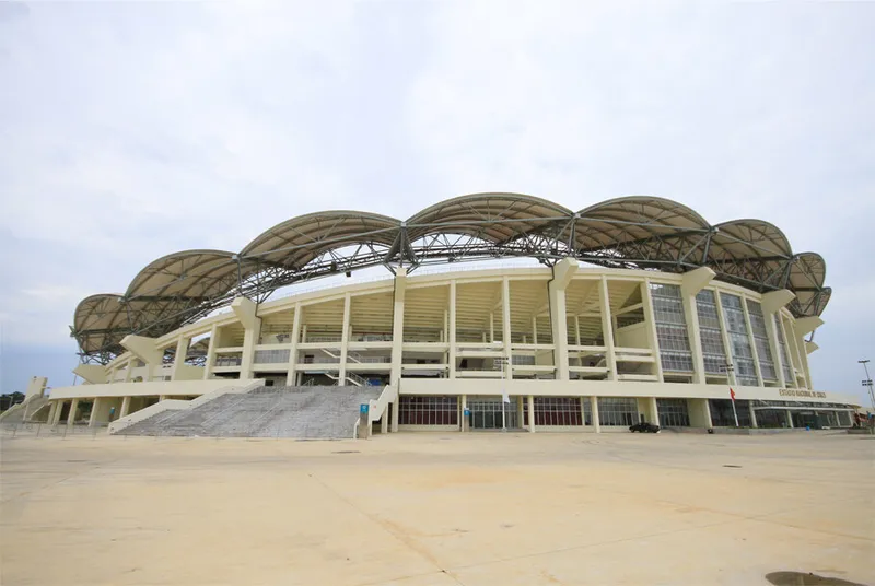 Fachada do Estadio Nacional